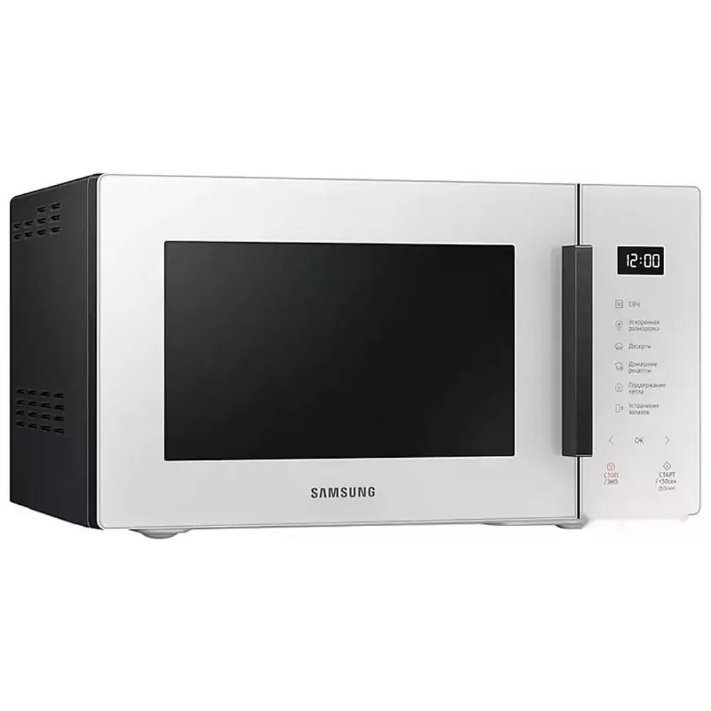 Фото 6 Отдельностоящая микроволновая печь Samsung MS23T5018AE/BW 23 л 48.9x27.5x37.4 см цвет молочный Фото 6 Отдельностоящая микроволновая печь Samsung MS23T5018AE/BW 23 л 48.9x27.5x37.4 см цвет молочный