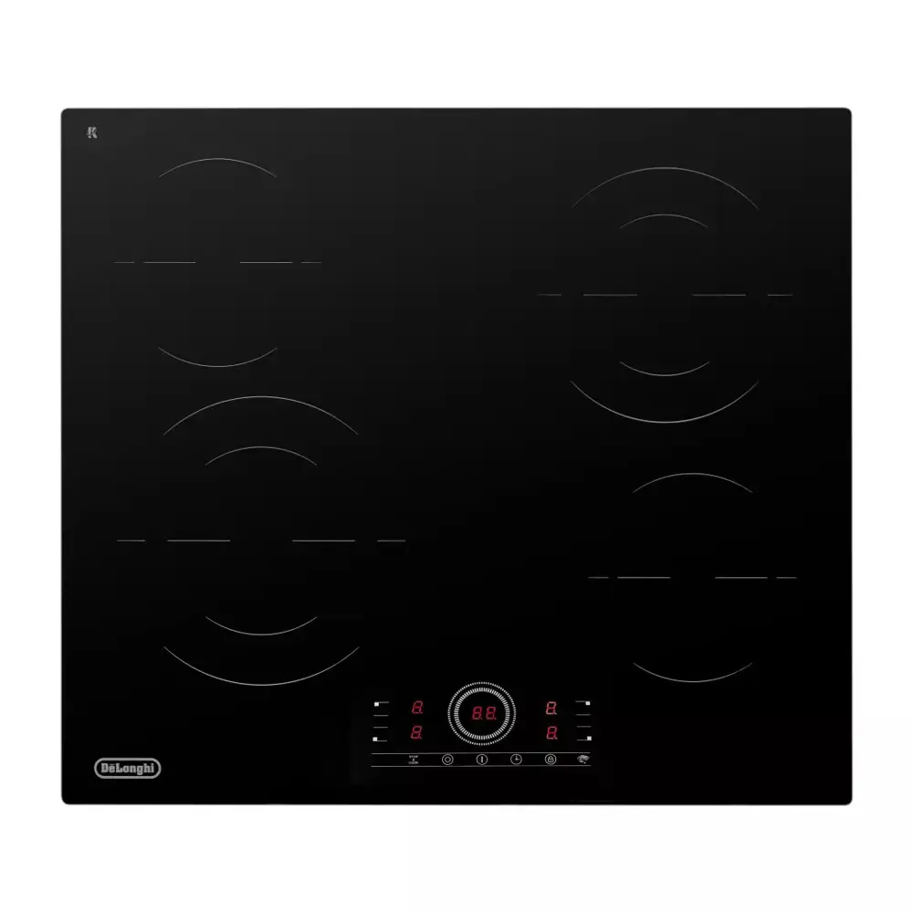 Фото Индукционная варочная панель Delonghi VITTORIO 2E1F CR 60 см 4 конфорки цвет черный Фото Индукционная варочная панель Delonghi VITTORIO 2E1F CR 60 см 4 конфорки цвет черный
