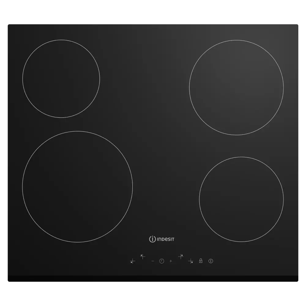 Фото 2 Электрическая варочная панель Indesit IRT 160 B 58 см 4 конфорки цвет черный Фото 2 Электрическая варочная панель Indesit IRT 160 B 58 см 4 конфорки цвет черный
