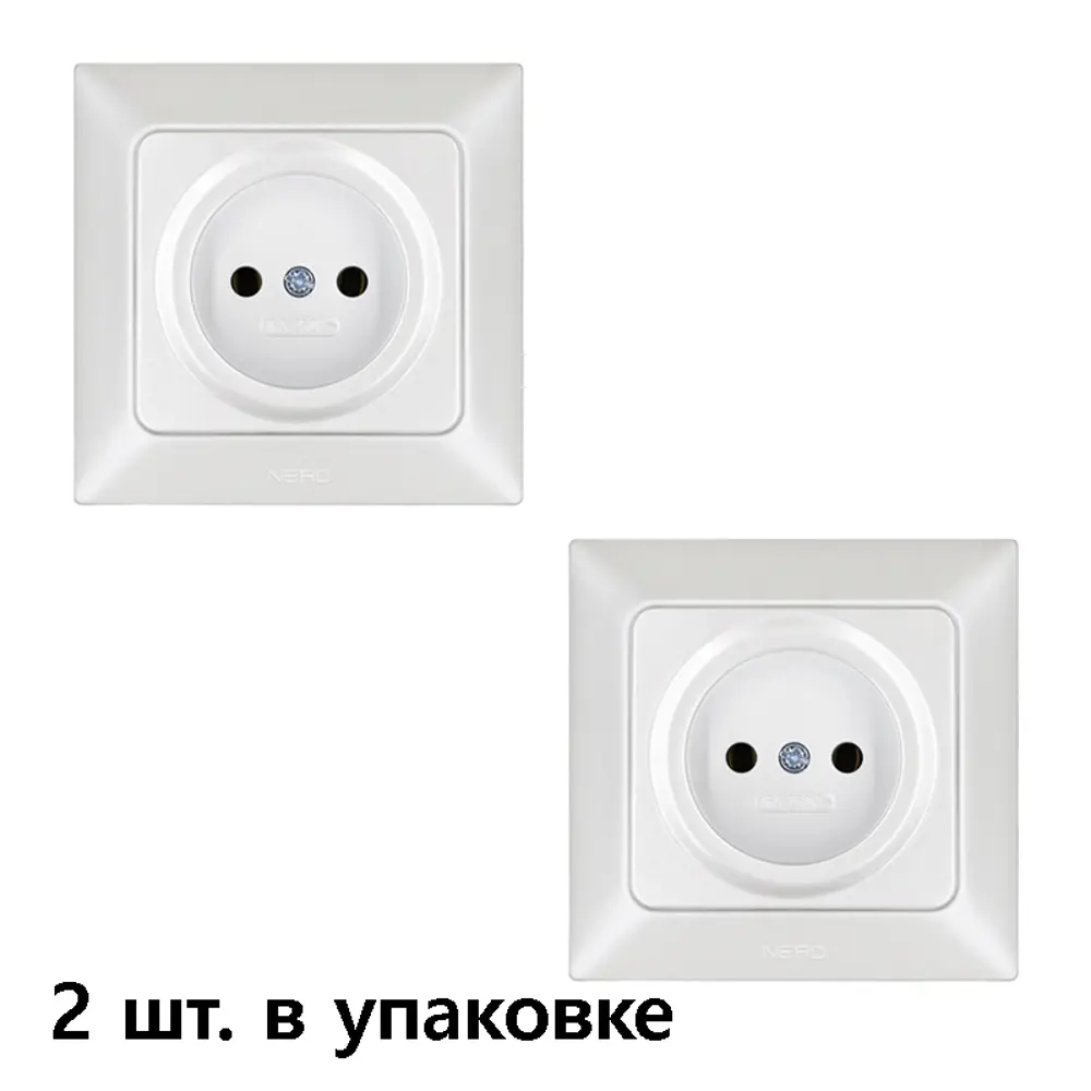 Фото Розетка встраиваемая Ne-ad Aras 93-126-02-P цвет белый Фото Розетка встраиваемая Ne-ad Aras 93-126-02-P цвет белый