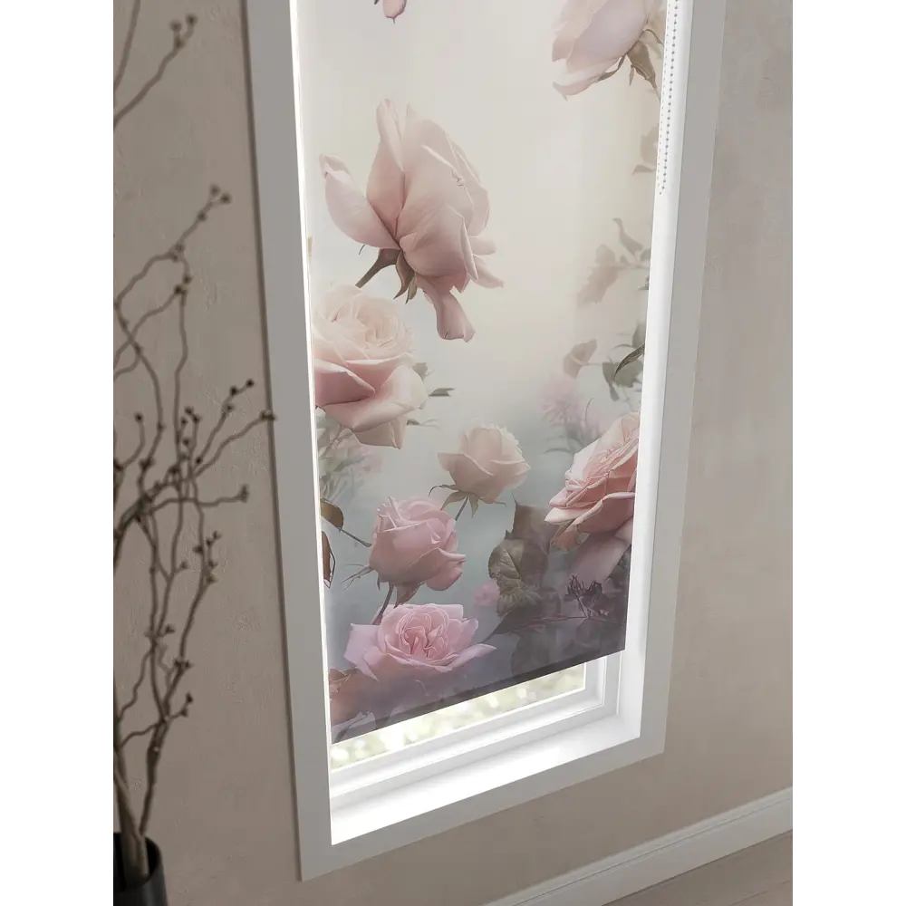 Фото 5 Рулонная штора AT Home Розы 52x170 см цвет белый, розовый, серый, светло-серый Фото 5 Рулонная штора AT Home Розы 52x170 см цвет белый, розовый, серый, светло-серый