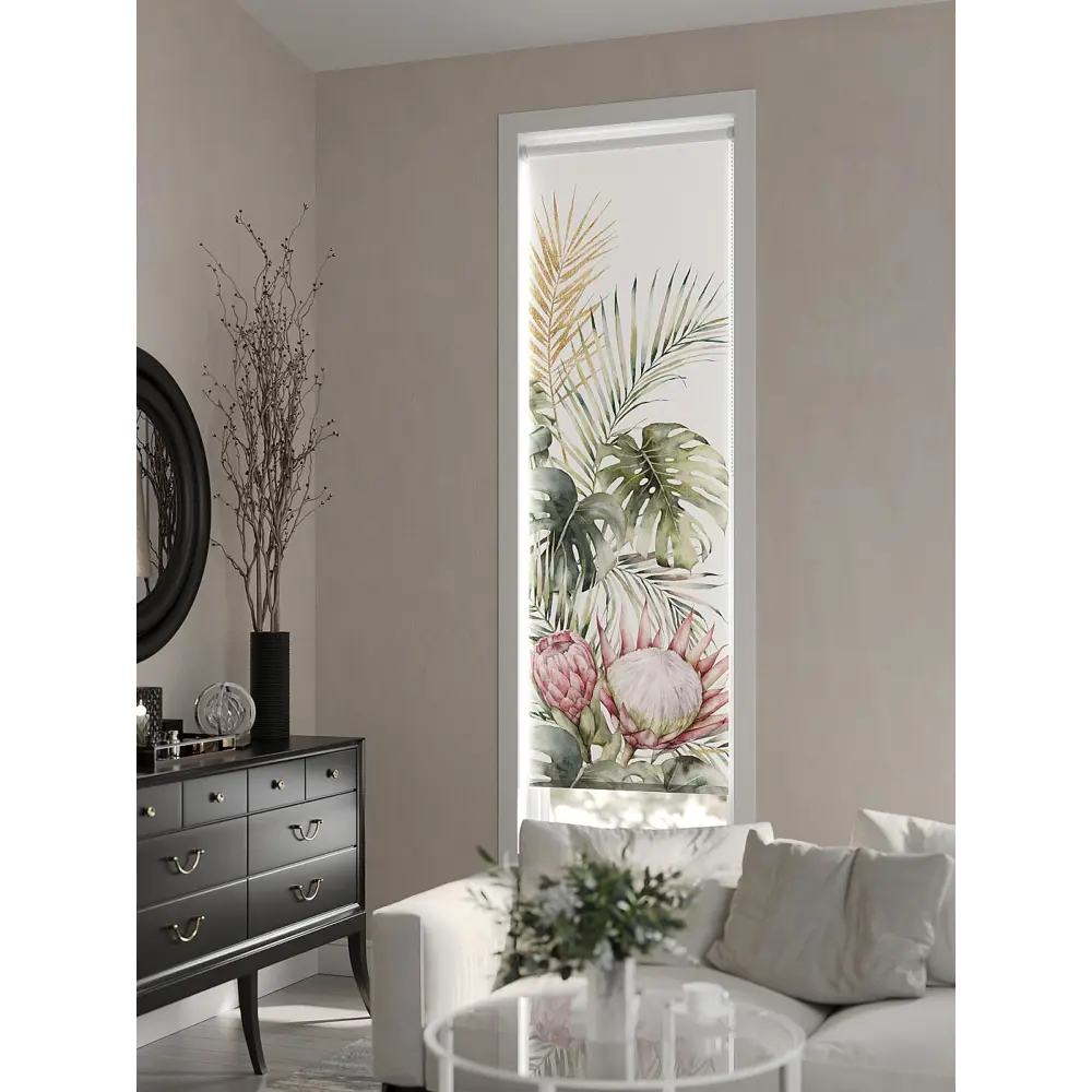 Фото 6 Рулонная штора AT Home Спарус 52x170 см цвет белый, зеленый, розовый Фото 6 Рулонная штора AT Home Спарус 52x170 см цвет белый, зеленый, розовый
