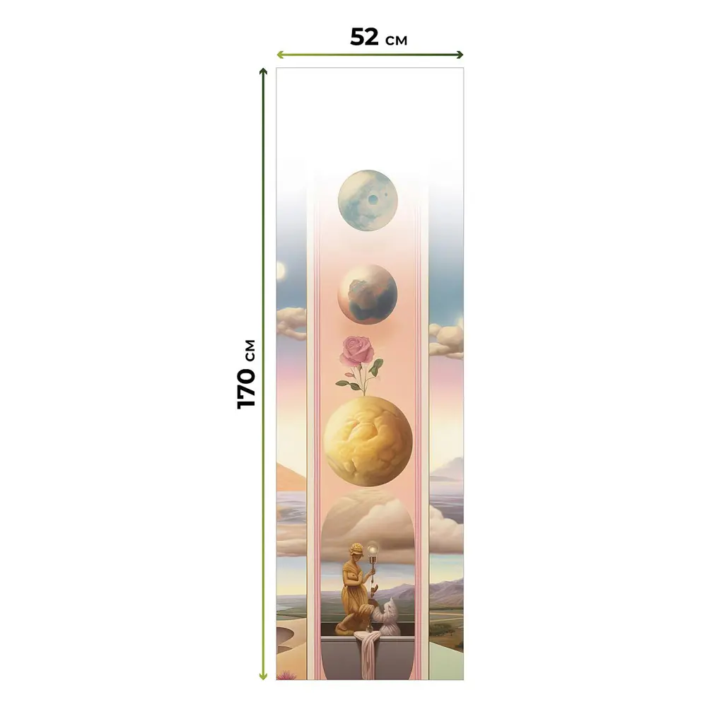 Фото 6 Рулонная штора AT Home Эспацио 52x170 см цвет синий, желтый, розовый Фото 6 Рулонная штора AT Home Эспацио 52x170 см цвет синий, желтый, розовый