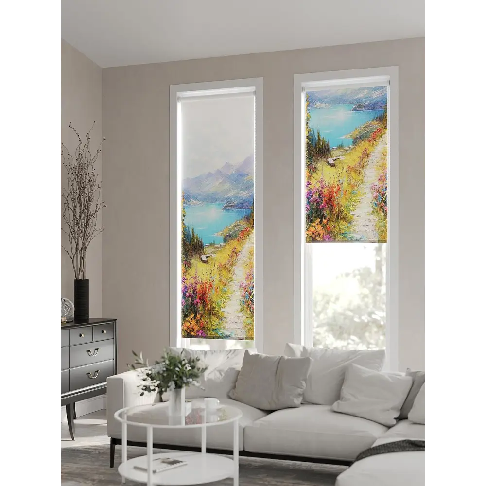 Фото 3 Рулонная штора AT Home Прадо 52x170 см цвет разноцветный Фото 3 Рулонная штора AT Home Прадо 52x170 см цвет разноцветный