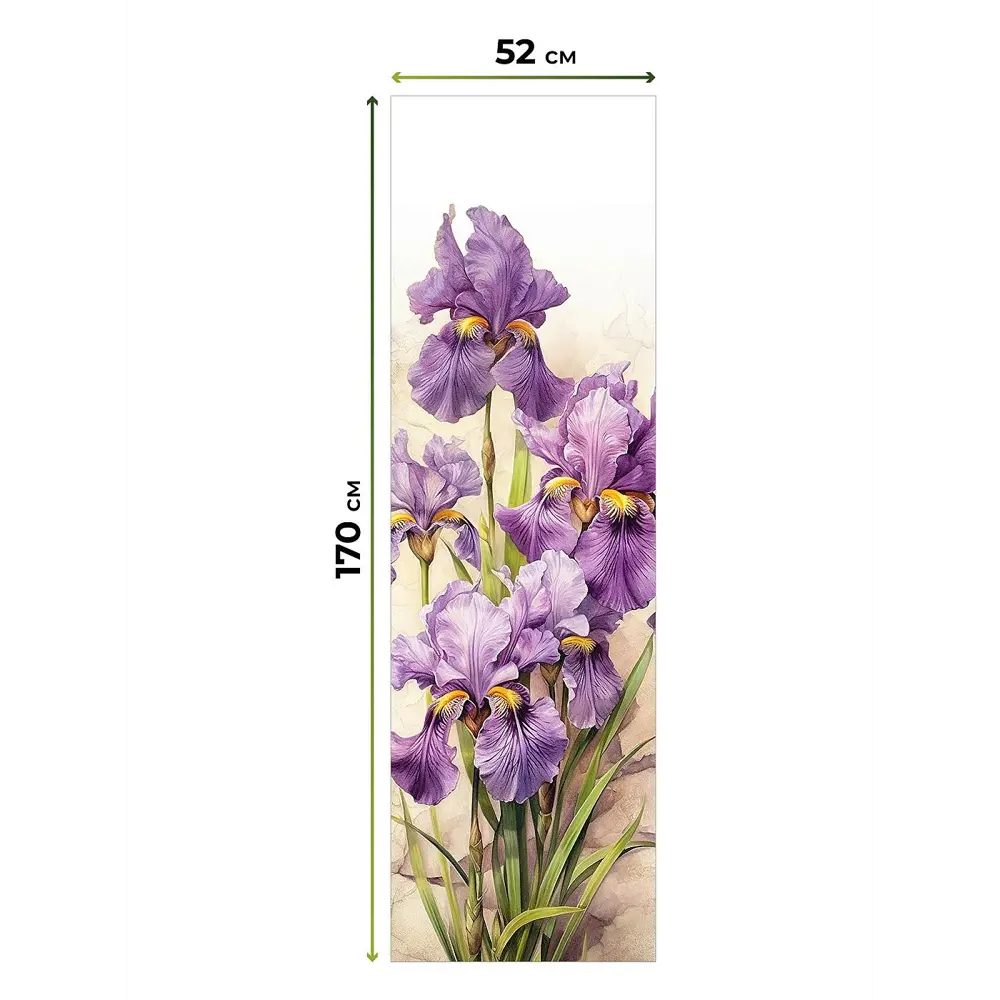 Фото 6 Рулонная штора AT Home Ирисы 52x170 см цвет фиолетовый Фото 6 Рулонная штора AT Home Ирисы 52x170 см цвет фиолетовый