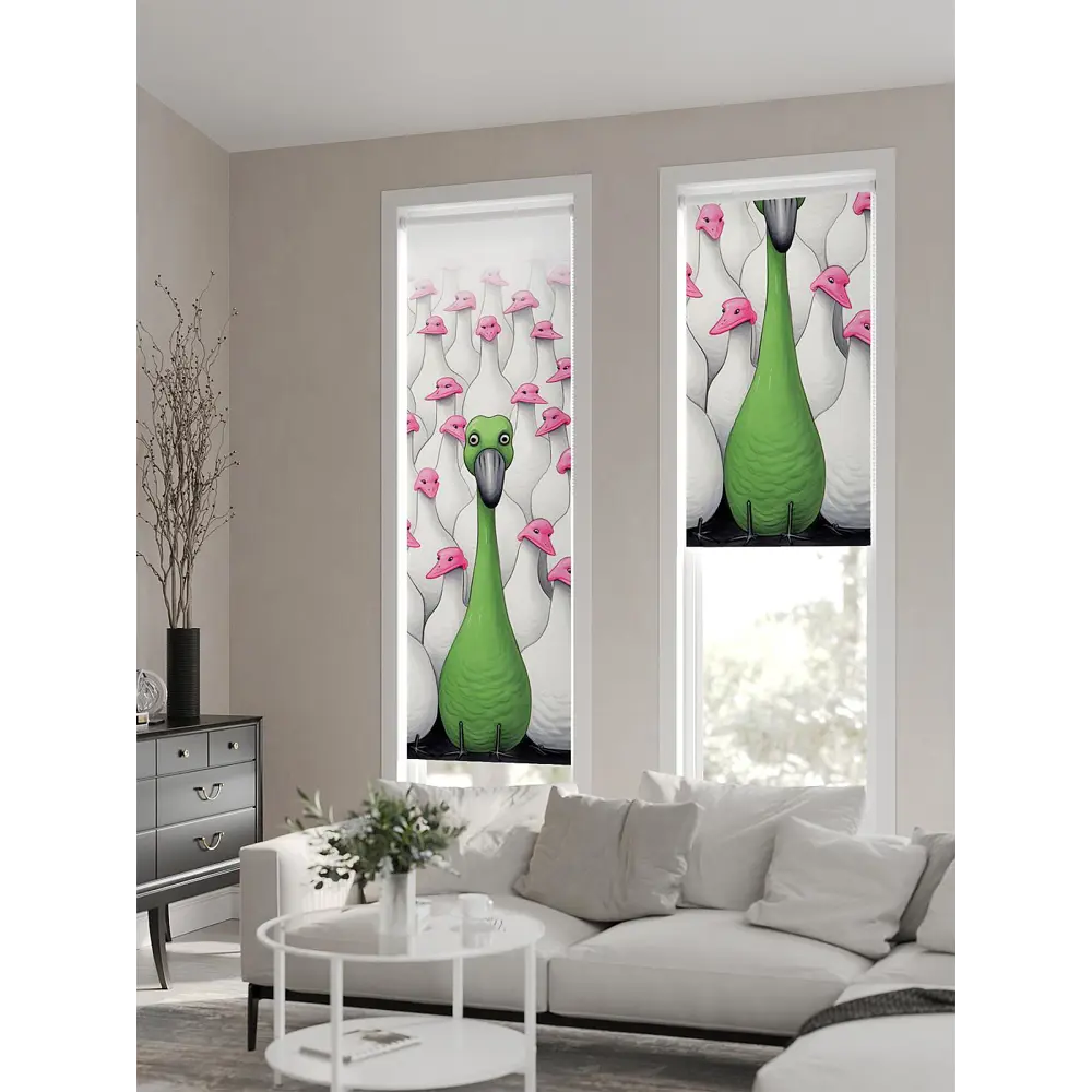Фото 3 Рулонная штора At home Санкрес 52x170 см цвет разноцветный Фото 3 Рулонная штора At home Санкрес 52x170 см цвет разноцветный