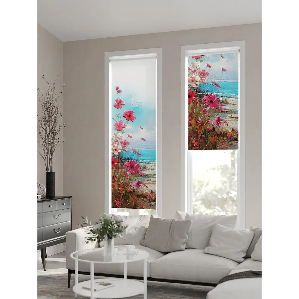 Фото 3 Рулонная штора At home Фартинт 52x170 см цвет бежевый/белый/красный/коричневый/зеленый Фото 3 Рулонная штора At home Фартинт 52x170 см цвет бежевый/белый/красный/коричневый/зеленый