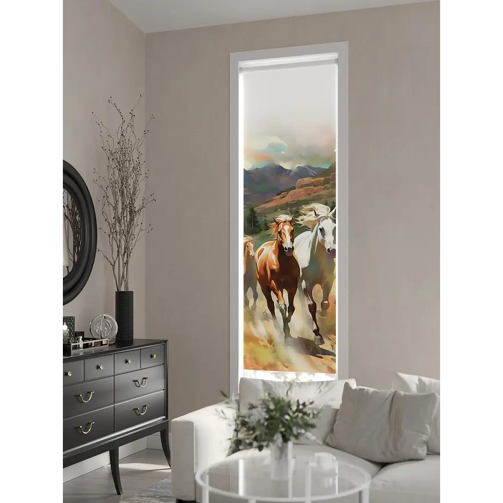 Фото 7 Рулонная штора At home Рифронес 52x170 см цвет бежевый/белый/коричневый/зеленый/желтый Фото 7 Рулонная штора At home Рифронес 52x170 см цвет бежевый/белый/коричневый/зеленый/желтый