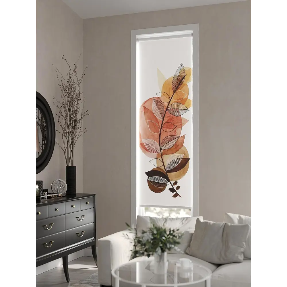 Фото 7 Рулонная штора AT Home Курса 52x170 см цвет коричневый, желтый, оранжевый Фото 7 Рулонная штора AT Home Курса 52x170 см цвет коричневый, желтый, оранжевый