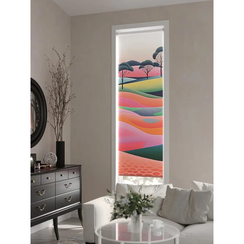 Фото 6 Рулонная штора AT Home Кампос 52x170 см цвет розовый, оранжевый, бирюзовый Фото 6 Рулонная штора AT Home Кампос 52x170 см цвет розовый, оранжевый, бирюзовый