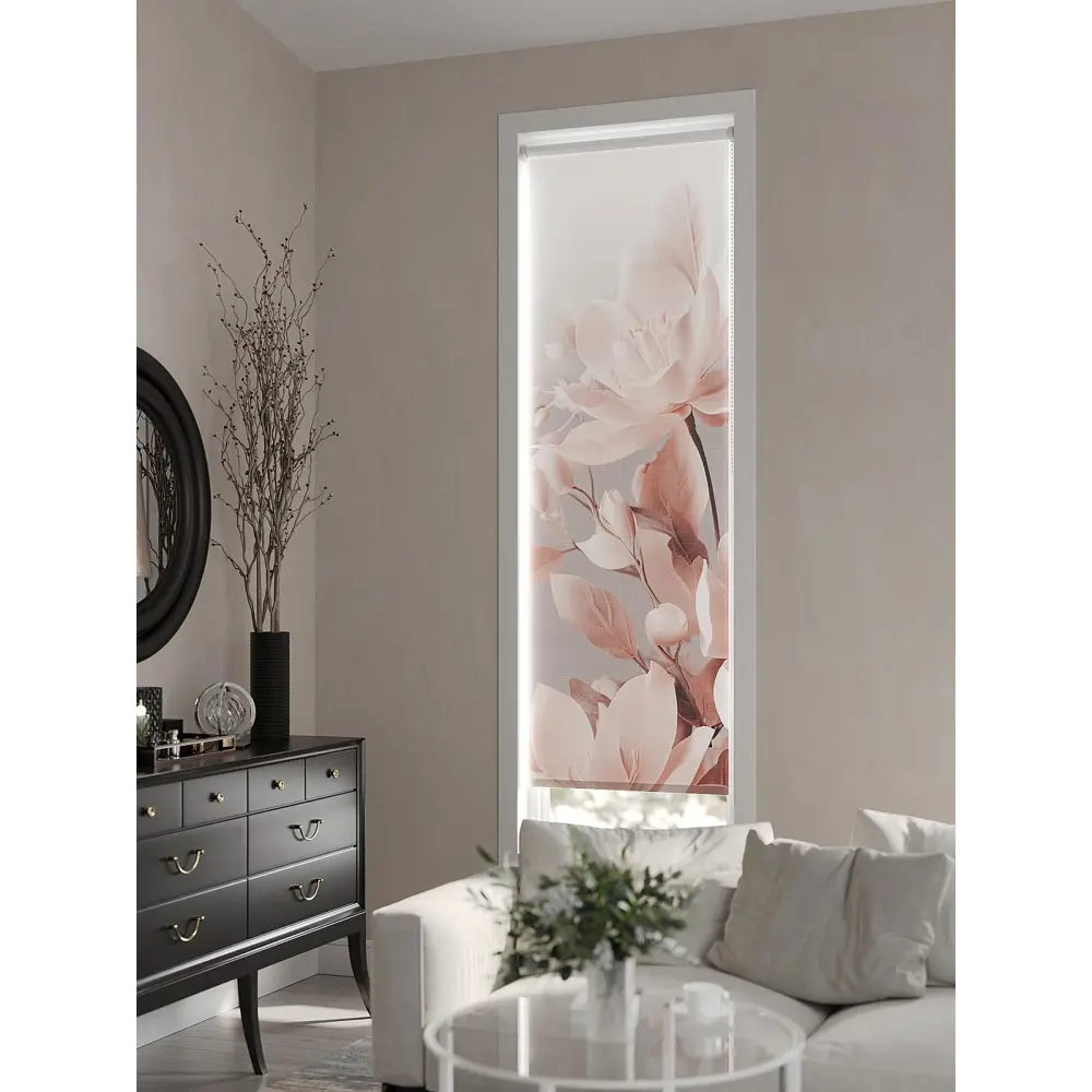 Фото 7 Рулонная штора AT Home Розэ 52x170 см цвет розовый, серый, светло-серый Фото 7 Рулонная штора AT Home Розэ 52x170 см цвет розовый, серый, светло-серый