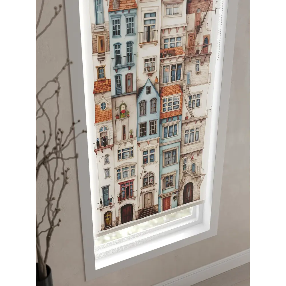 Фото 6 Рулонная штора AT Home Крель 62x170 см цвет бежевый, синий, оранжевый, голубой Фото 6 Рулонная штора AT Home Крель 62x170 см цвет бежевый, синий, оранжевый, голубой