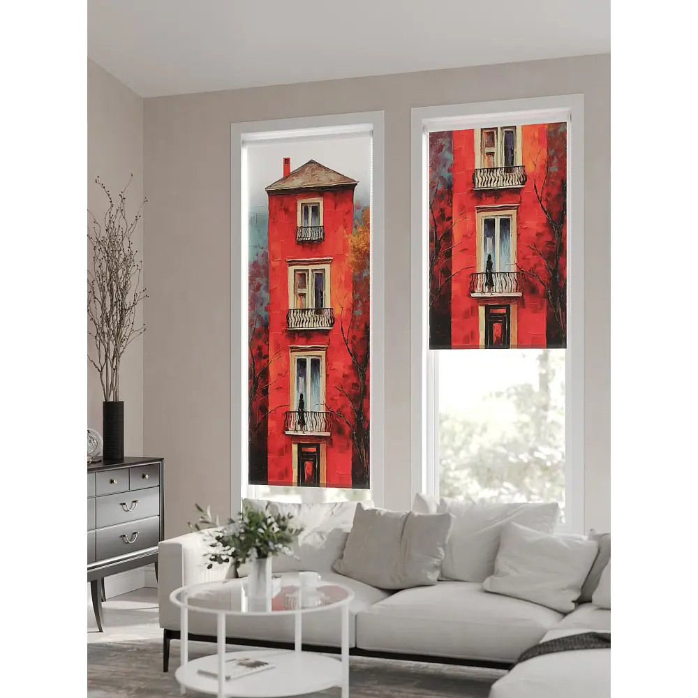 Фото 7 Рулонная штора At home Риферитес 62x170 см цвет красный/бежевый/белый/серый Фото 7 Рулонная штора At home Риферитес 62x170 см цвет красный/бежевый/белый/серый