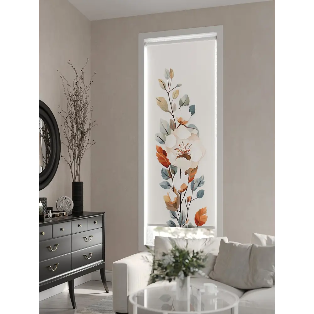 Фото 3 Рулонная штора At home Квелорис 62x170 см цвет бежевый/белый/синий/серый/оранжевый Фото 3 Рулонная штора At home Квелорис 62x170 см цвет бежевый/белый/синий/серый/оранжевый