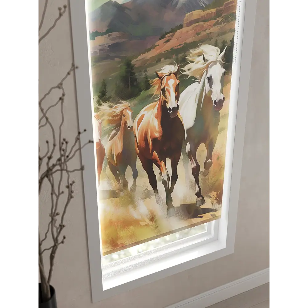 Фото 5 Рулонная штора At home Генролис 62x170 см цвет бежевый/белый/коричневый/зеленый/желтый Фото 5 Рулонная штора At home Генролис 62x170 см цвет бежевый/белый/коричневый/зеленый/желтый