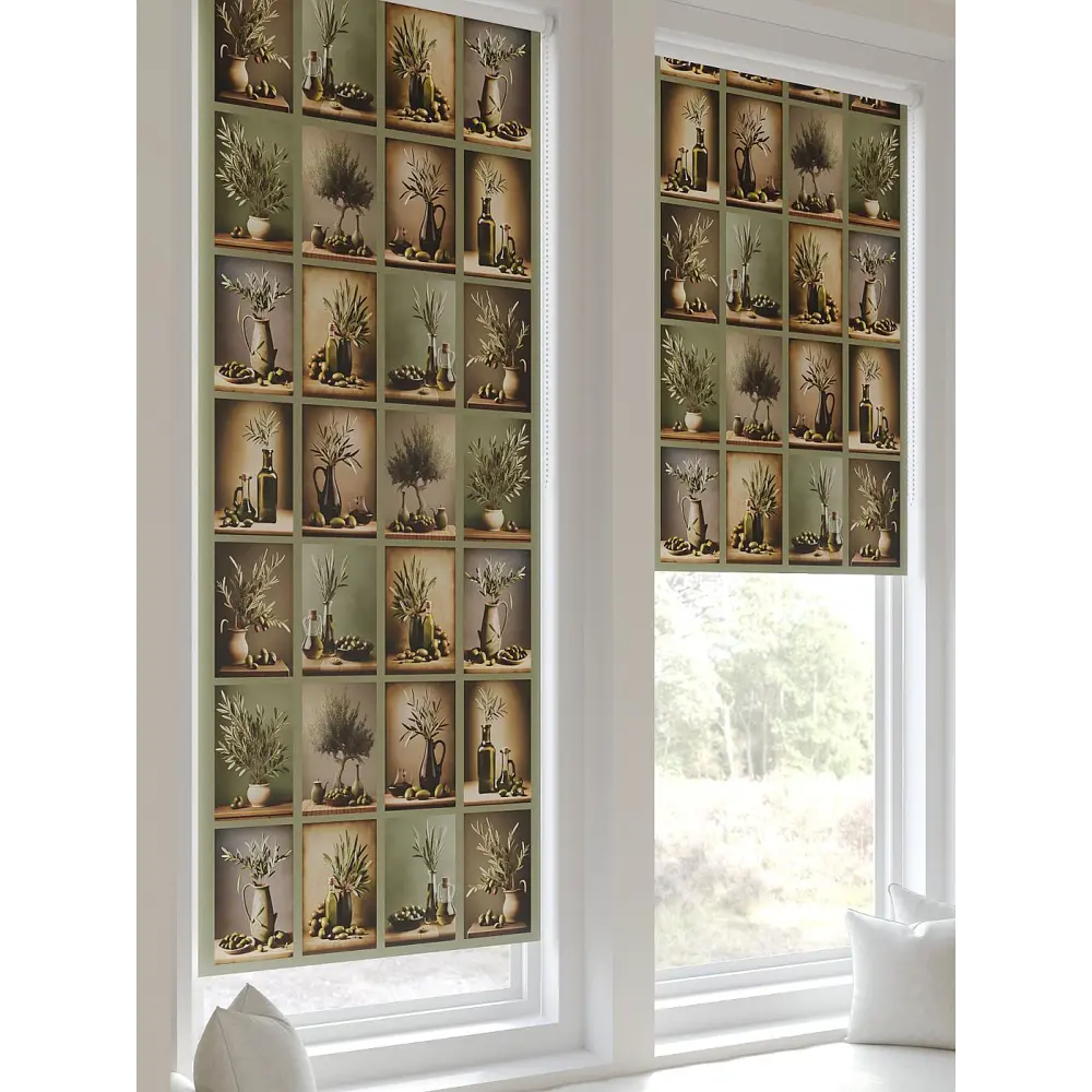 Фото 5 Рулонная штора At home Рултис AT774211 62x170 см цвет бежевый/коричневый/зеленый Фото 5 Рулонная штора At home Рултис AT774211 62x170 см цвет бежевый/коричневый/зеленый