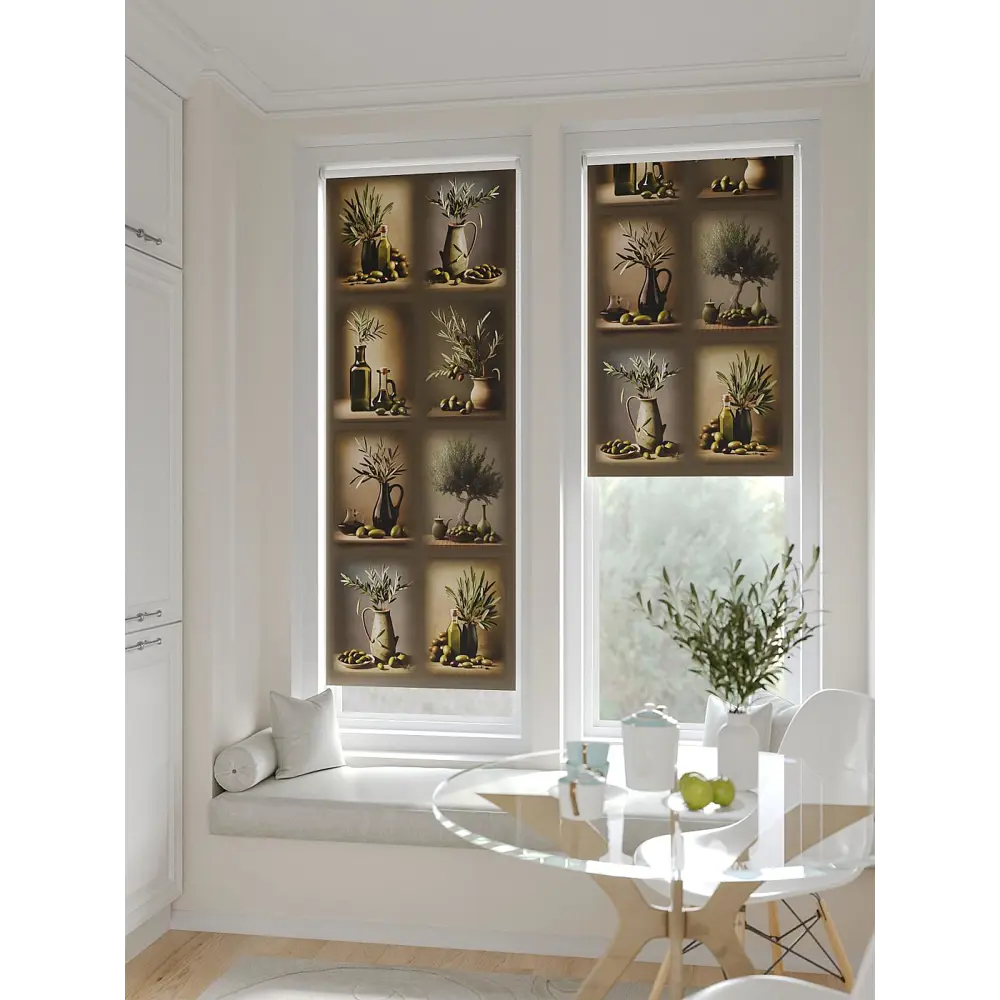 Фото 6 Рулонная штора At home Рултис AT774212 62x170 см цвет коричневый/бежевый/зеленый Фото 6 Рулонная штора At home Рултис AT774212 62x170 см цвет коричневый/бежевый/зеленый