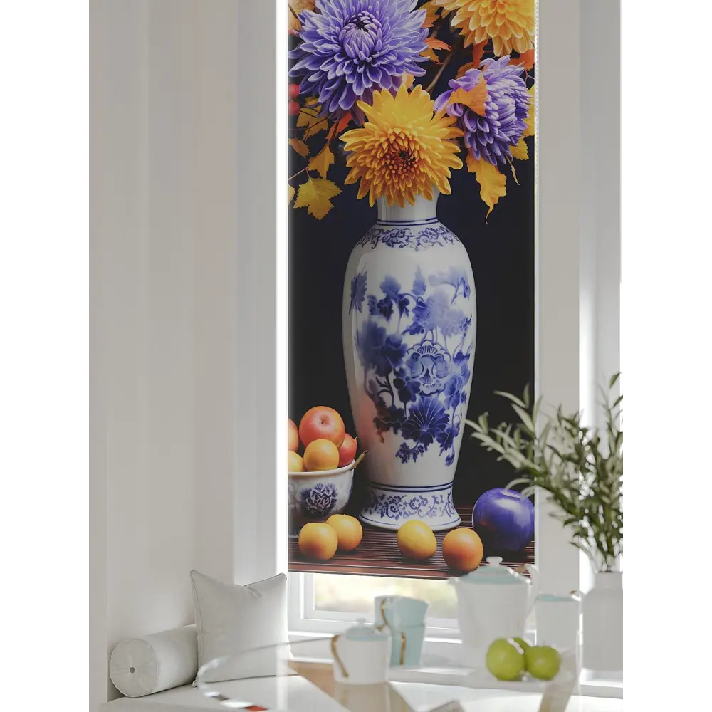 Фото 4 Рулонная штора At home Рултис 62x170 см цвет белый/синий/серый/оранжевый/фиолетовый Фото 4 Рулонная штора At home Рултис 62x170 см цвет белый/синий/серый/оранжевый/фиолетовый