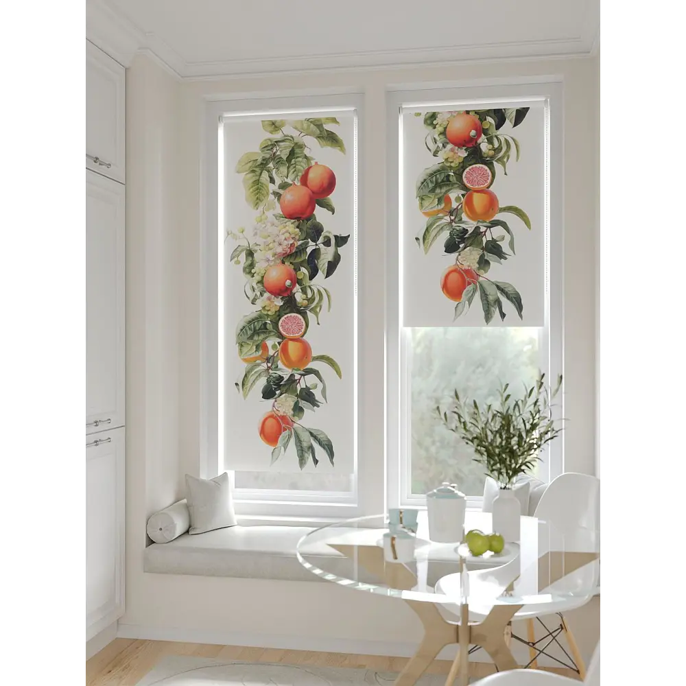 Фото 6 Рулонная штора At home Рултис 62x170 см цвет бежевый/белый/зеленый/оранжевый Фото 6 Рулонная штора At home Рултис 62x170 см цвет бежевый/белый/зеленый/оранжевый