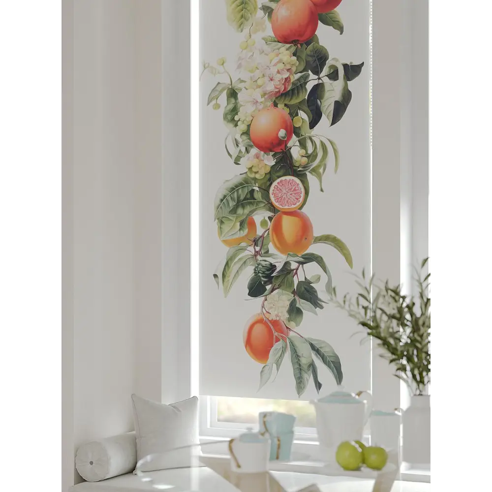 Фото 4 Рулонная штора At home Рултис 62x170 см цвет бежевый/белый/зеленый/оранжевый Фото 4 Рулонная штора At home Рултис 62x170 см цвет бежевый/белый/зеленый/оранжевый