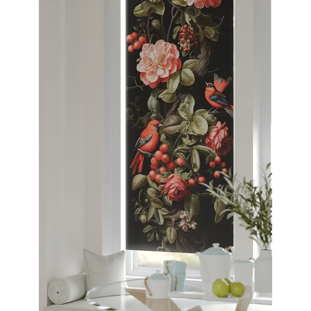 Фото 4 Рулонная штора At home Рултис 62x170 см цвет красный/зеленый/серый Фото 4 Рулонная штора At home Рултис 62x170 см цвет красный/зеленый/серый