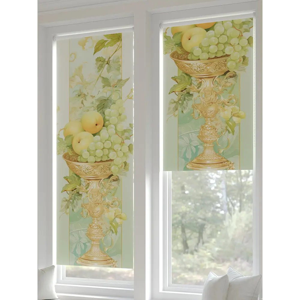 Фото 3 Рулонная штора At home Рултис 62x170 см цвет зеленый/бежевый/желтый/бирюзовый Фото 3 Рулонная штора At home Рултис 62x170 см цвет зеленый/бежевый/желтый/бирюзовый