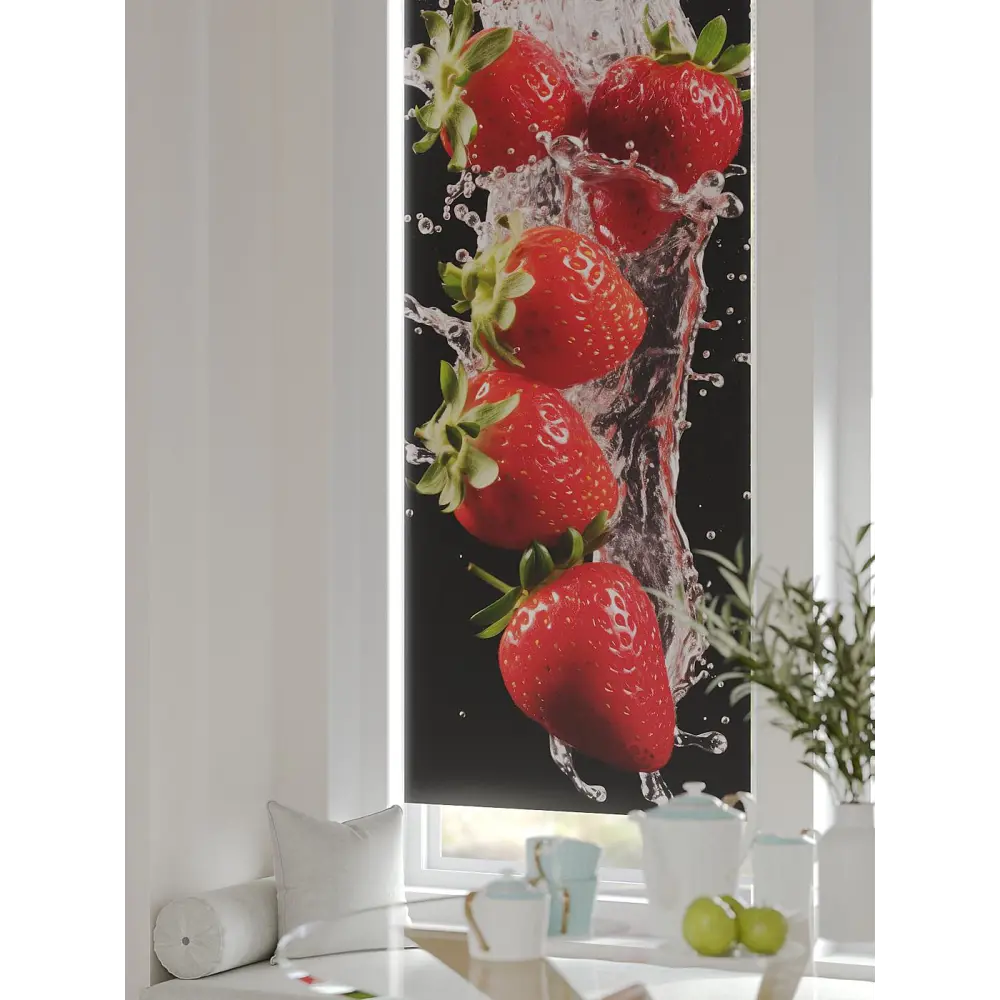 Фото 4 Рулонная штора At home Рултис 62x170 см цвет красный/серый/белый/зеленый Фото 4 Рулонная штора At home Рултис 62x170 см цвет красный/серый/белый/зеленый