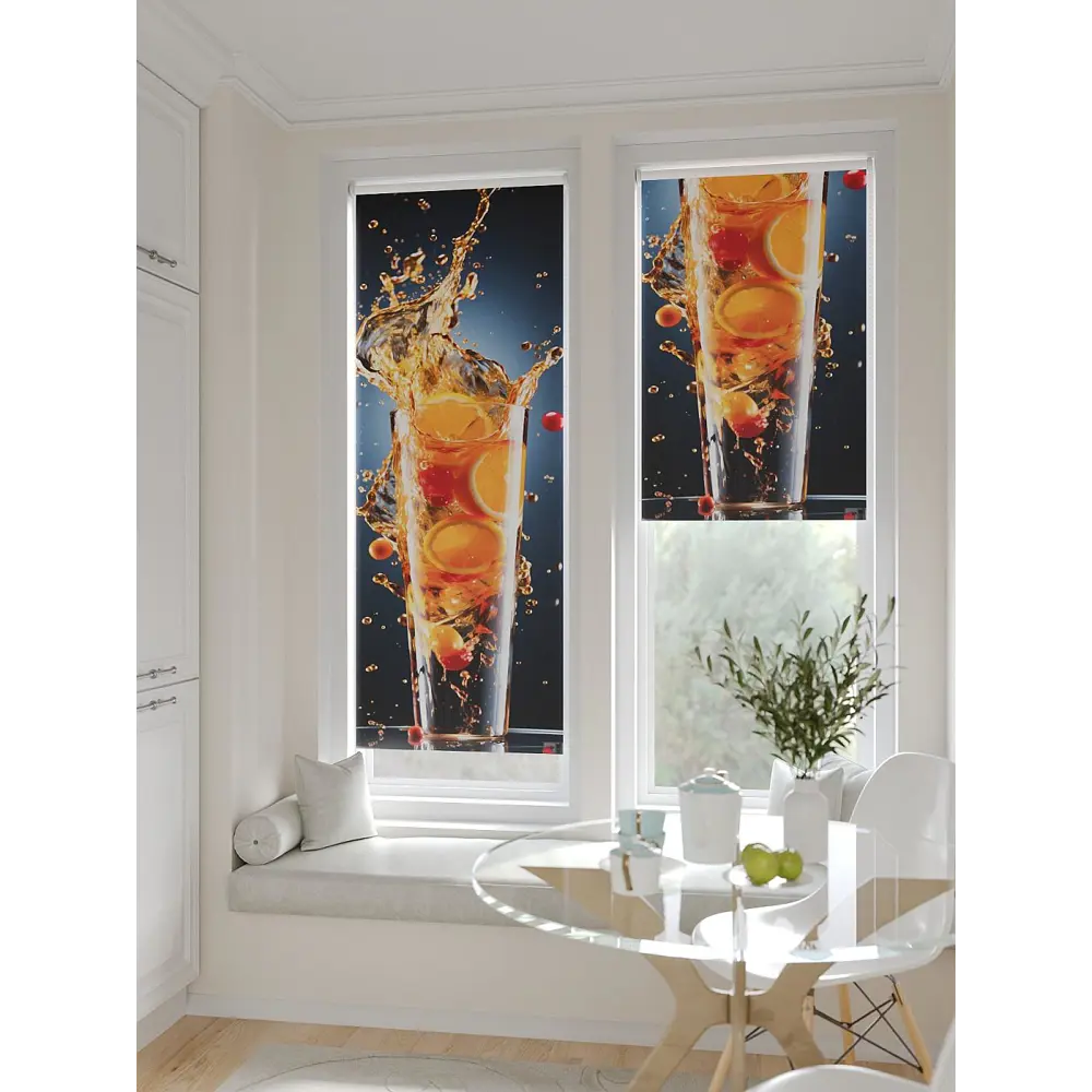 Фото 6 Рулонная штора At home Рултис AT774257 62x170 см цвет синий/серый/оранжевый Фото 6 Рулонная штора At home Рултис AT774257 62x170 см цвет синий/серый/оранжевый