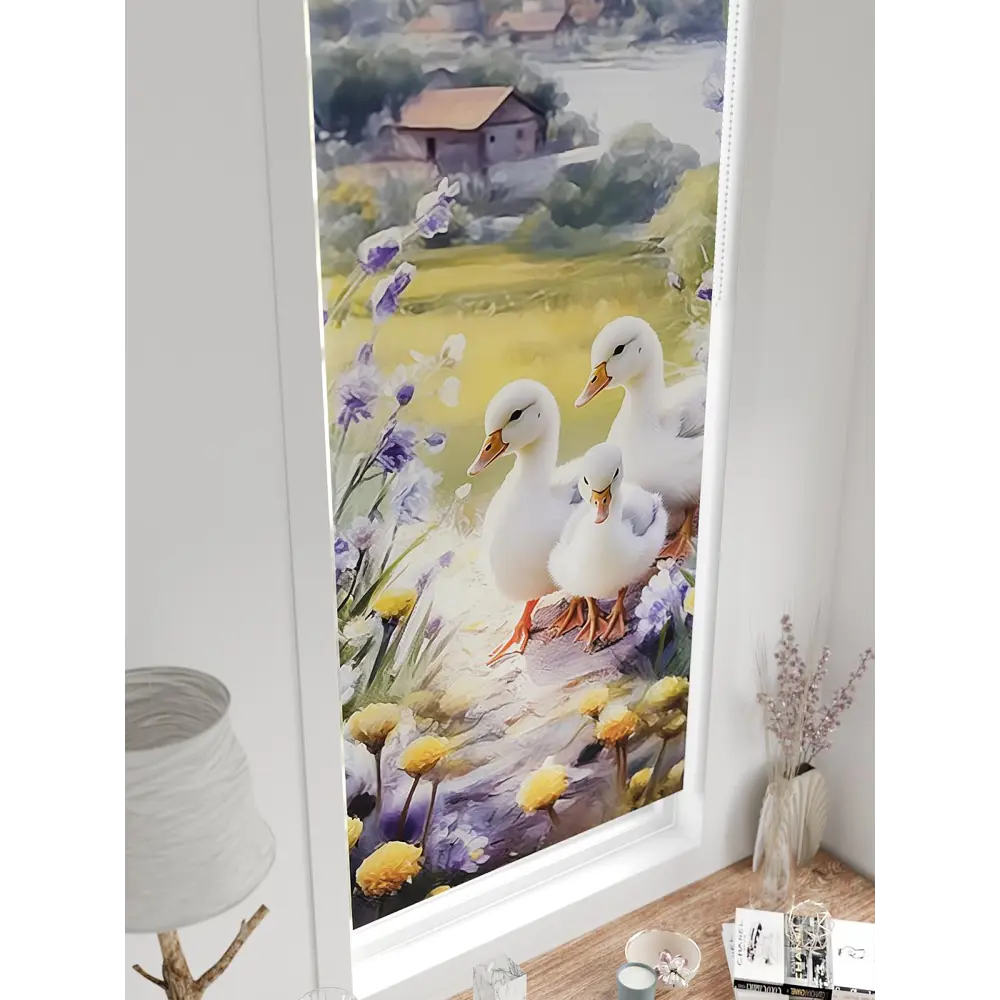 Фото 7 Рулонная штора At home Федера 62x170 см цвет белый/желтый/фиолетовый Фото 7 Рулонная штора At home Федера 62x170 см цвет белый/желтый/фиолетовый