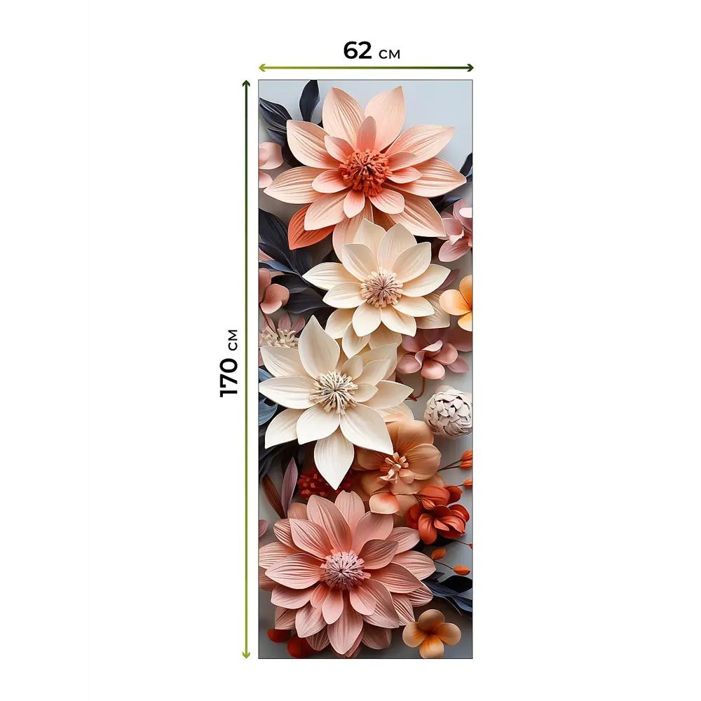 Фото 4 Рулонная штора At home Федера 62x170 см цвет синий/бежевый/розовый Фото 4 Рулонная штора At home Федера 62x170 см цвет синий/бежевый/розовый