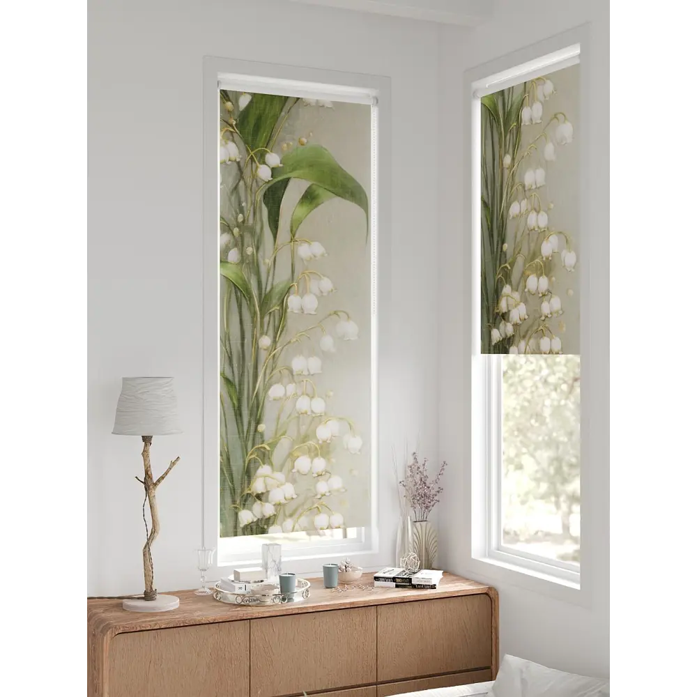 Фото 6 Рулонная штора At home Рултис 62x170 см цвет зеленый/бежевый/белый Фото 6 Рулонная штора At home Рултис 62x170 см цвет зеленый/бежевый/белый