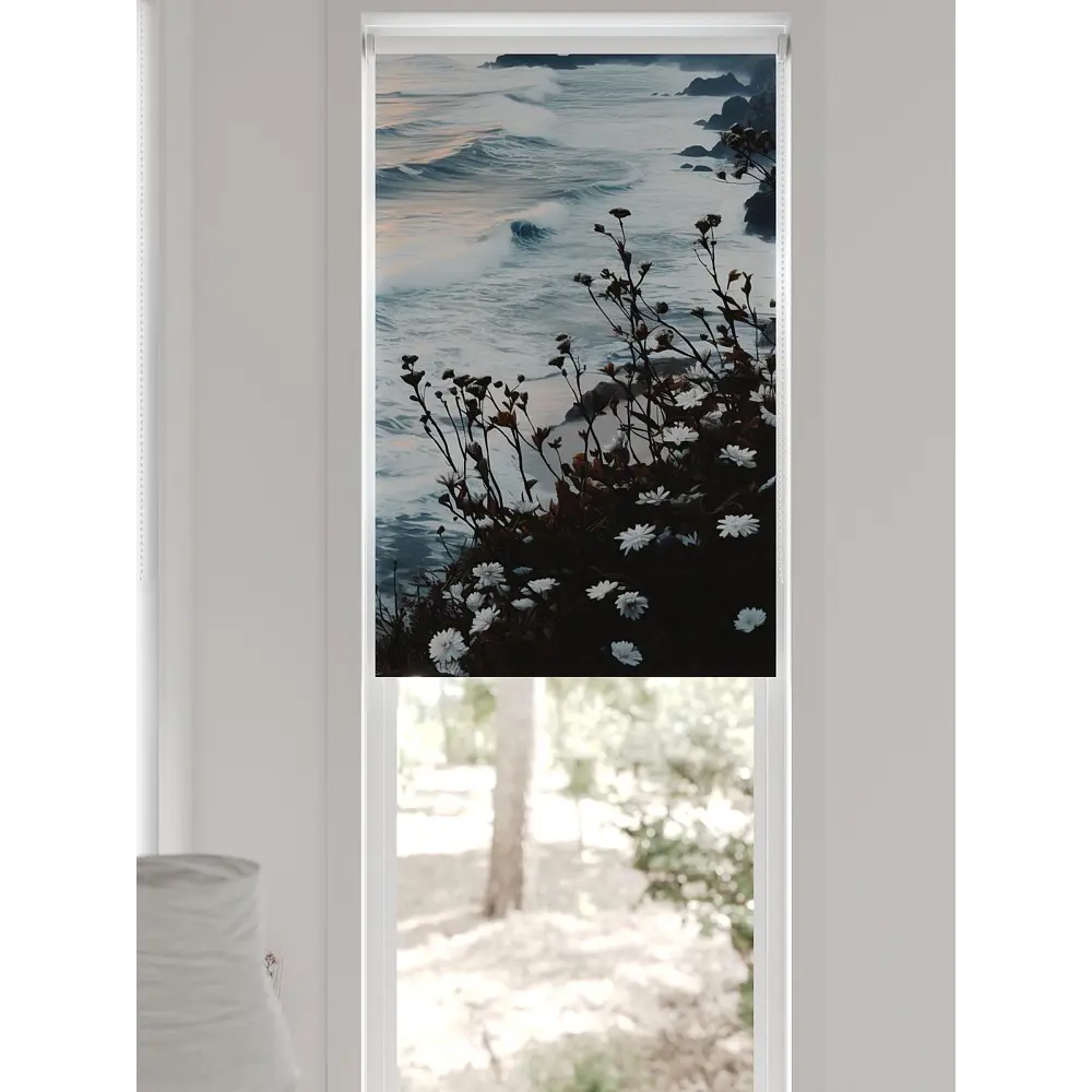 Фото 4 Рулонная штора At home Федера 62x170 см цвет бежевый/серый/синий/розовый