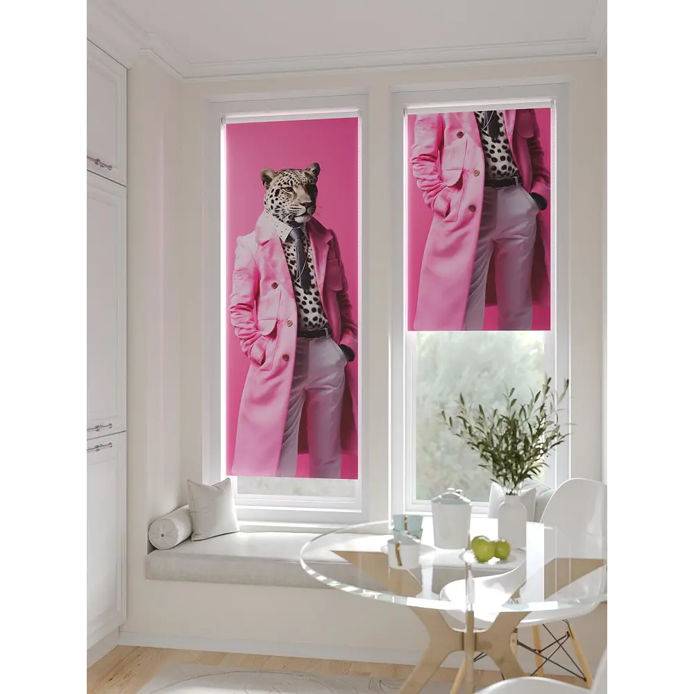 Фото 6 Рулонная штора At home Федера 62x170 см цвет розовый/бежевый Фото 6 Рулонная штора At home Федера 62x170 см цвет розовый/бежевый