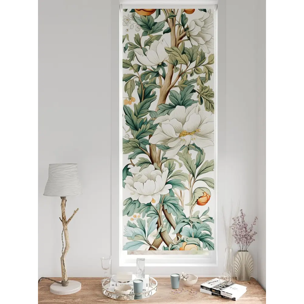 Фото 3 Рулонная штора At home Рултис 62x170 см цвет бежевый/белый/зеленый/бирюзовый Фото 3 Рулонная штора At home Рултис 62x170 см цвет бежевый/белый/зеленый/бирюзовый