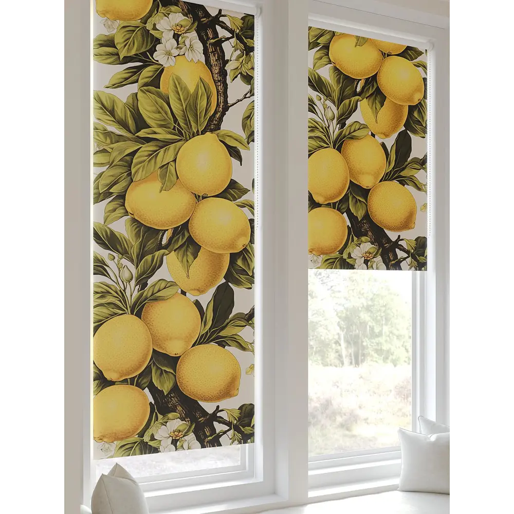 Фото 7 Рулонная штора At home Федера 62x170 см цвет желтый/зеленый Фото 7 Рулонная штора At home Федера 62x170 см цвет желтый/зеленый