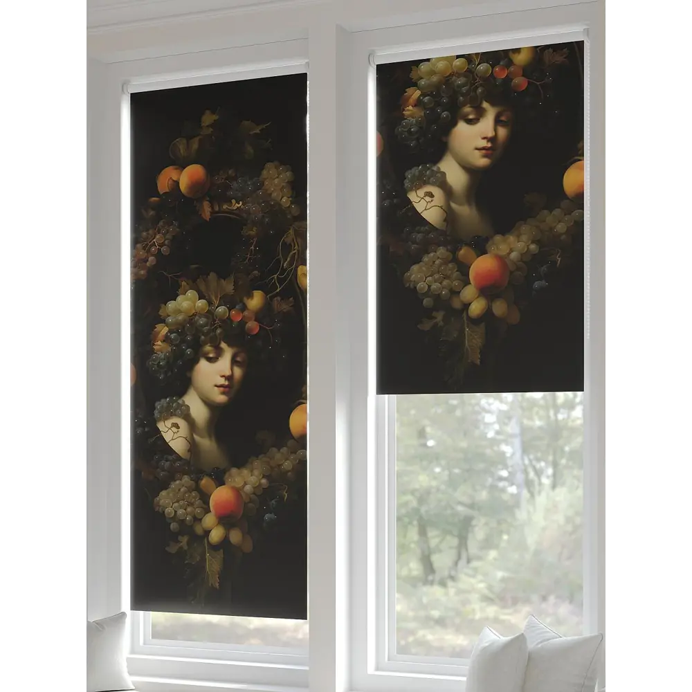 Фото 6 Рулонная штора At home Федера 62x170 см цвет оранжевый/зеленый Фото 6 Рулонная штора At home Федера 62x170 см цвет оранжевый/зеленый