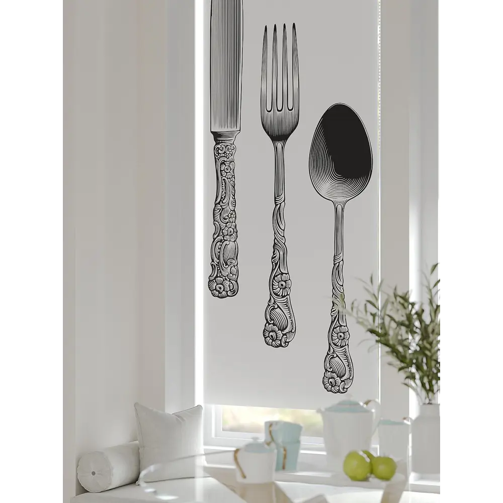 Фото 3 Рулонная штора At home Базовая коллекция 62x170 см цвет разноцветный Фото 3 Рулонная штора At home Базовая коллекция 62x170 см цвет разноцветный