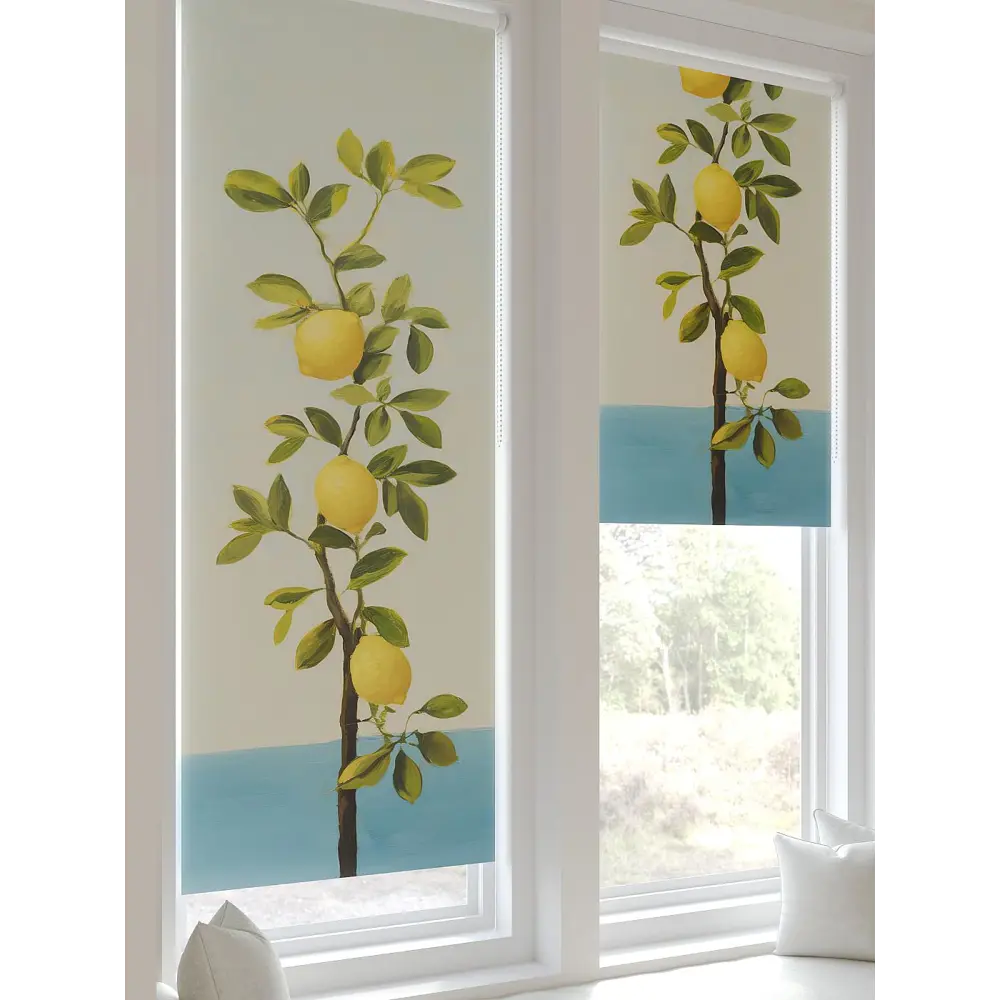 Фото 5 Рулонная штора At home Федера 62x170 см цвет зеленый/желтый/серый/фиолетовый Фото 5 Рулонная штора At home Федера 62x170 см цвет зеленый/желтый/серый/фиолетовый
