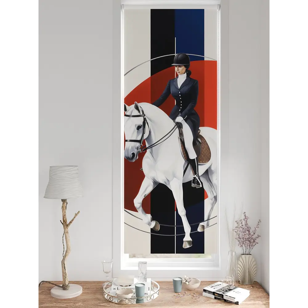 Фото 3 Рулонная штора At home Рултис 62x170 см цвет бежевый/белый/красный/синий/серый Фото 3 Рулонная штора At home Рултис 62x170 см цвет бежевый/белый/красный/синий/серый