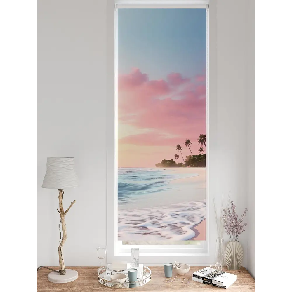 Фото 3 Рулонная штора At home Рултис 62x170 см цвет бежевый/белый/розовый/бирюзовый Фото 3 Рулонная штора At home Рултис 62x170 см цвет бежевый/белый/розовый/бирюзовый