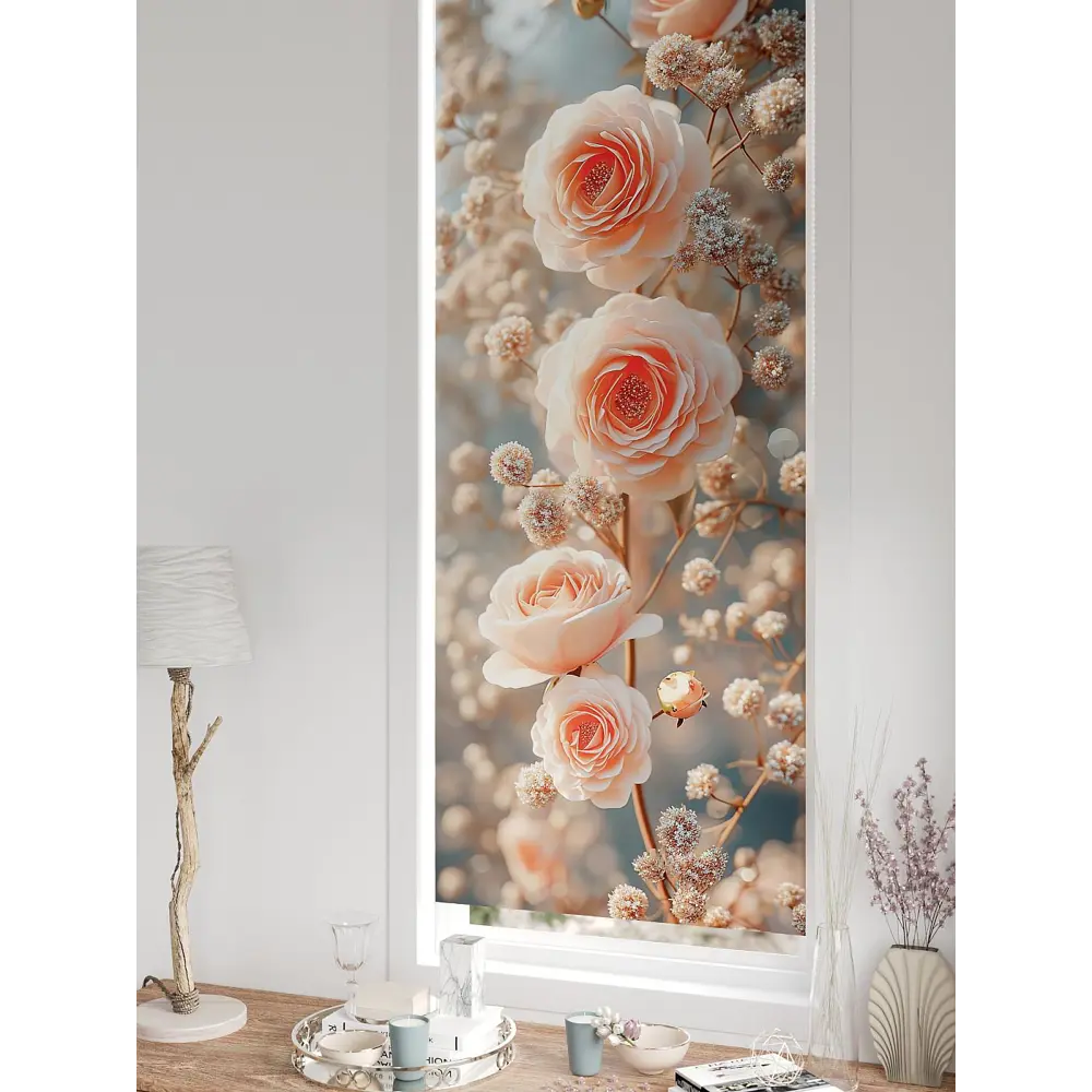 Фото 6 Рулонная штора At home Федера 62x170 см цвет оранжевый/бежевый/синий/коричневый Фото 6 Рулонная штора At home Федера 62x170 см цвет оранжевый/бежевый/синий/коричневый