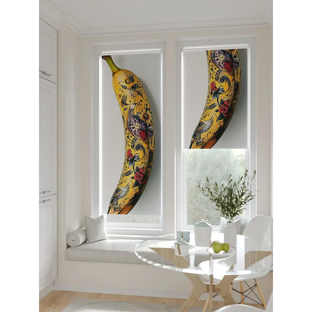 Фото 5 Рулонная штора At home Федера 62x170 см цвет красный/серый/фиолетовый/желтый/синий Фото 5 Рулонная штора At home Федера 62x170 см цвет красный/серый/фиолетовый/желтый/синий