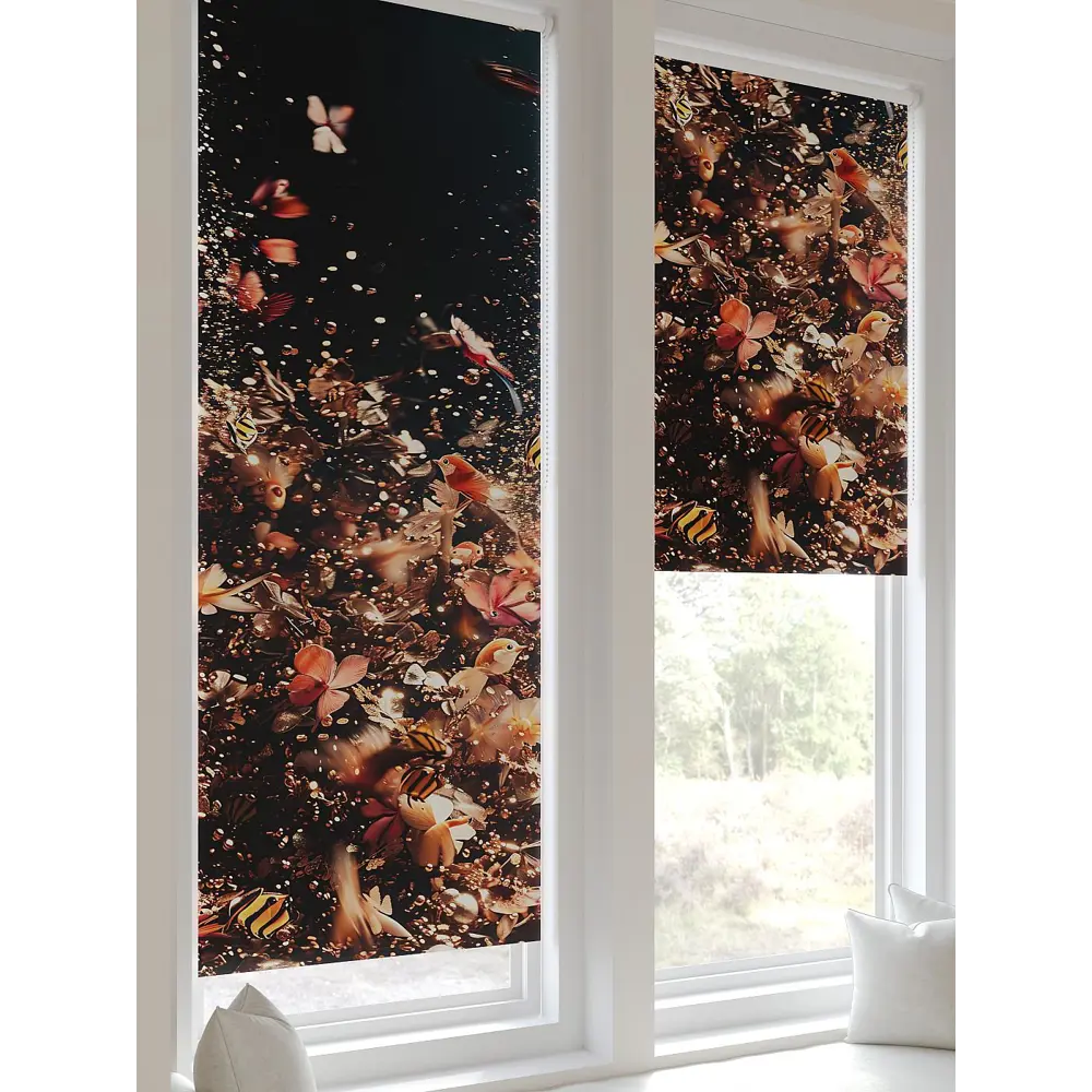 Фото 3 Рулонная штора At home Федера 62x170 см цвет зеленый/бежевый/золотой/серый/оранжевый Фото 3 Рулонная штора At home Федера 62x170 см цвет зеленый/бежевый/золотой/серый/оранжевый