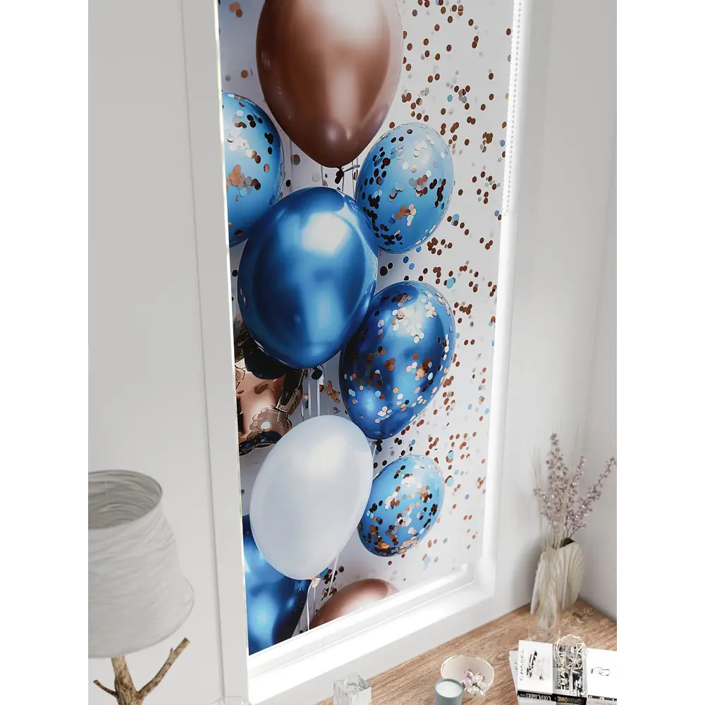 Фото 5 Рулонная штора At home Федера 62x170 см цвет синий/бежевый/белый/серый/золотой Фото 5 Рулонная штора At home Федера 62x170 см цвет синий/бежевый/белый/серый/золотой