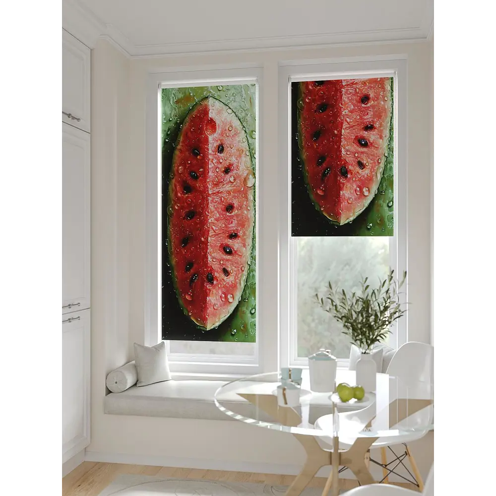 Фото 5 Рулонная штора At home Федера 62x170 см цвет красный/серый/зеленый/коричневый Фото 5 Рулонная штора At home Федера 62x170 см цвет красный/серый/зеленый/коричневый