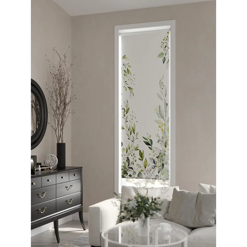 Фото 5 Рулонная штора At home Фрезис AT777705 57x170 см цвет бежевый/зеленый Фото 5 Рулонная штора At home Фрезис AT777705 57x170 см цвет бежевый/зеленый