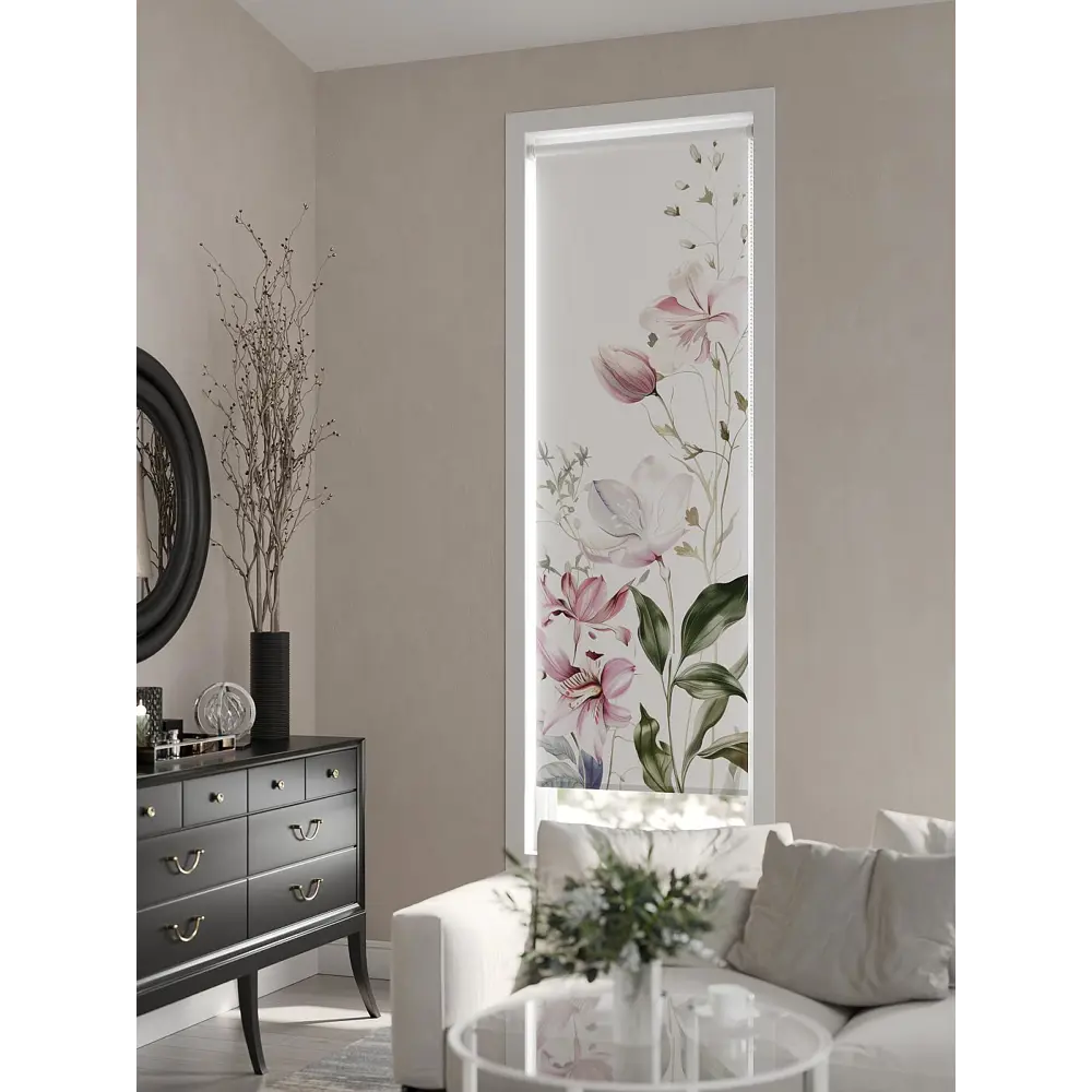 Фото 5 Рулонная штора At home Фрезис AT777696 57x170 см цвет бежевый/белый/зеленый/розовый Фото 5 Рулонная штора At home Фрезис AT777696 57x170 см цвет бежевый/белый/зеленый/розовый