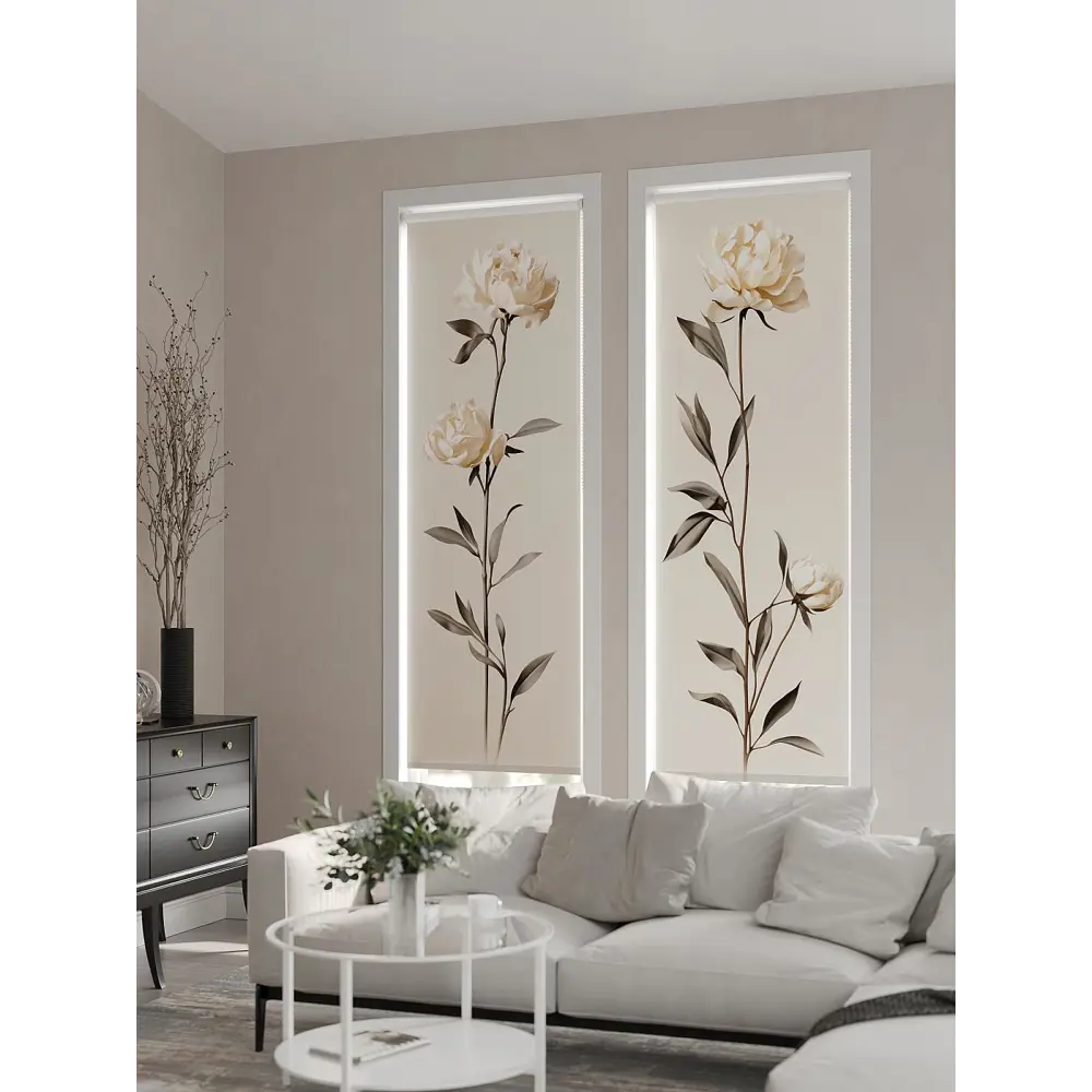 Фото 3 Рулонная штора At home Фрезис AT777673 57x170 см цвет бежевый/коричневый Фото 3 Рулонная штора At home Фрезис AT777673 57x170 см цвет бежевый/коричневый