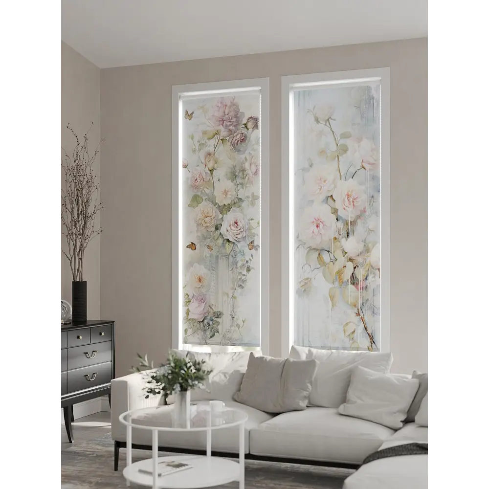 Фото 3 Рулонная штора At home Фрезис 57x170 см цвет бежевый/зеленый/серый/розовый Фото 3 Рулонная штора At home Фрезис 57x170 см цвет бежевый/зеленый/серый/розовый