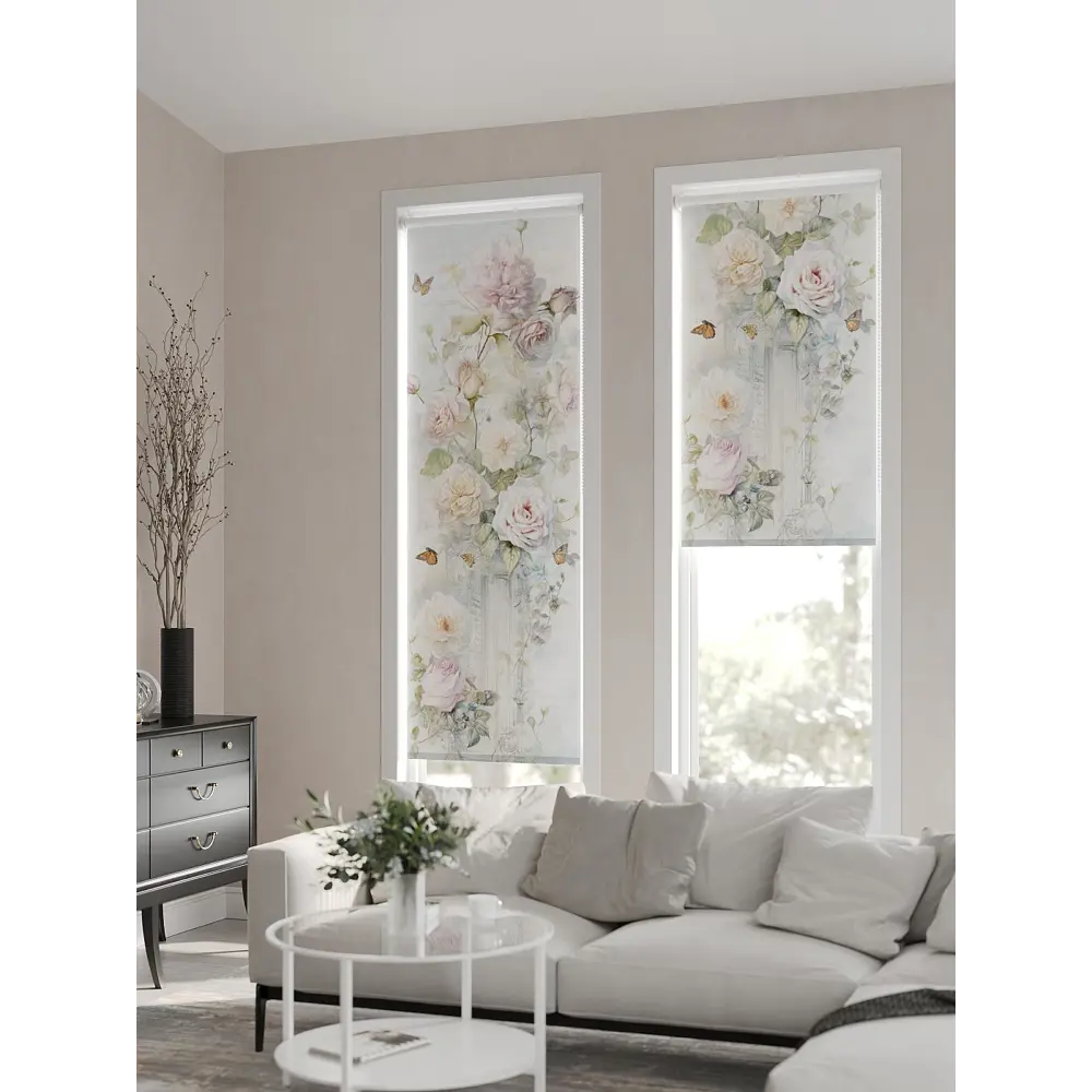 Фото 7 Рулонная штора At home Фрезис 57x170 см цвет бежевый/зеленый/серый/розовый Фото 7 Рулонная штора At home Фрезис 57x170 см цвет бежевый/зеленый/серый/розовый